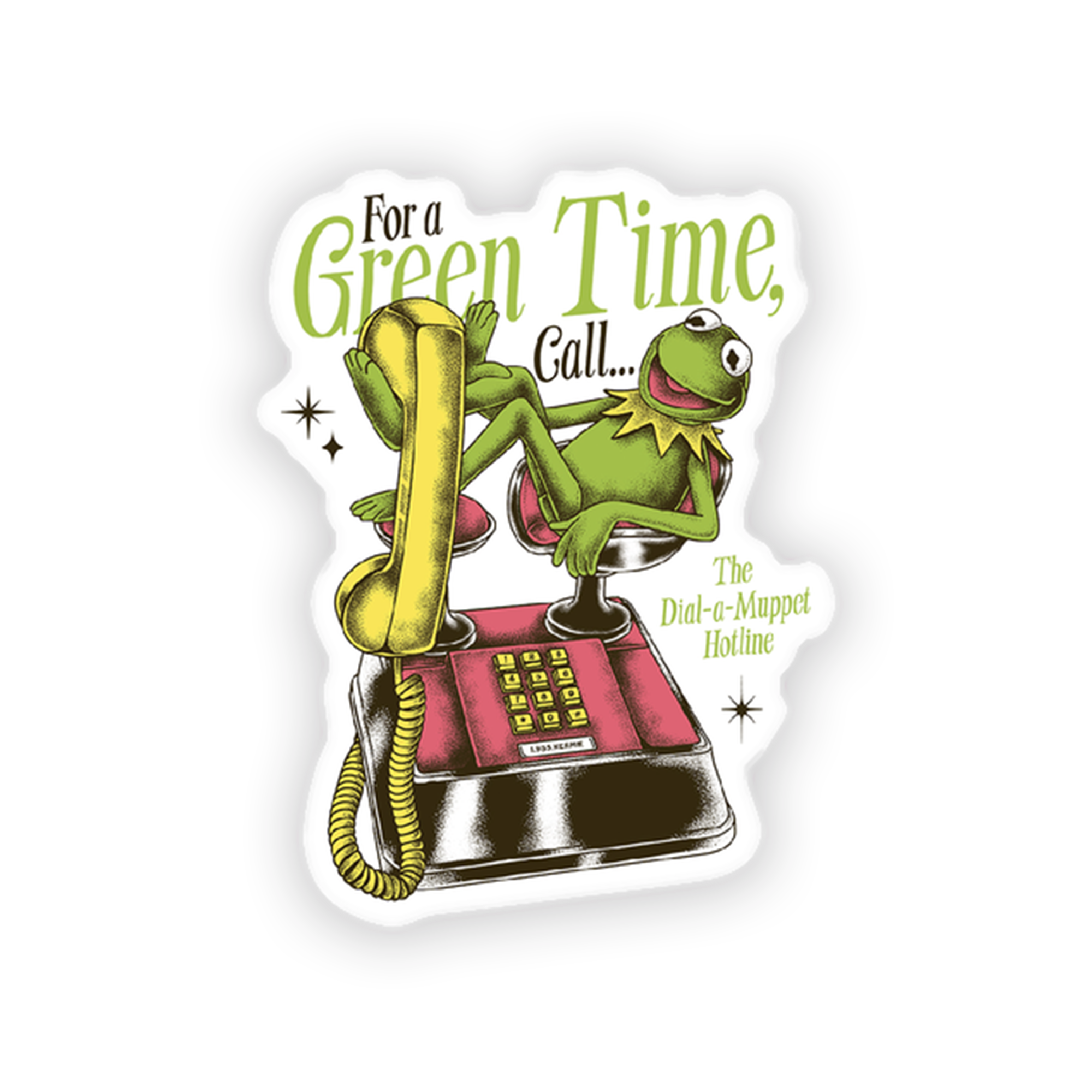 Dial-A-Muppet Sticker