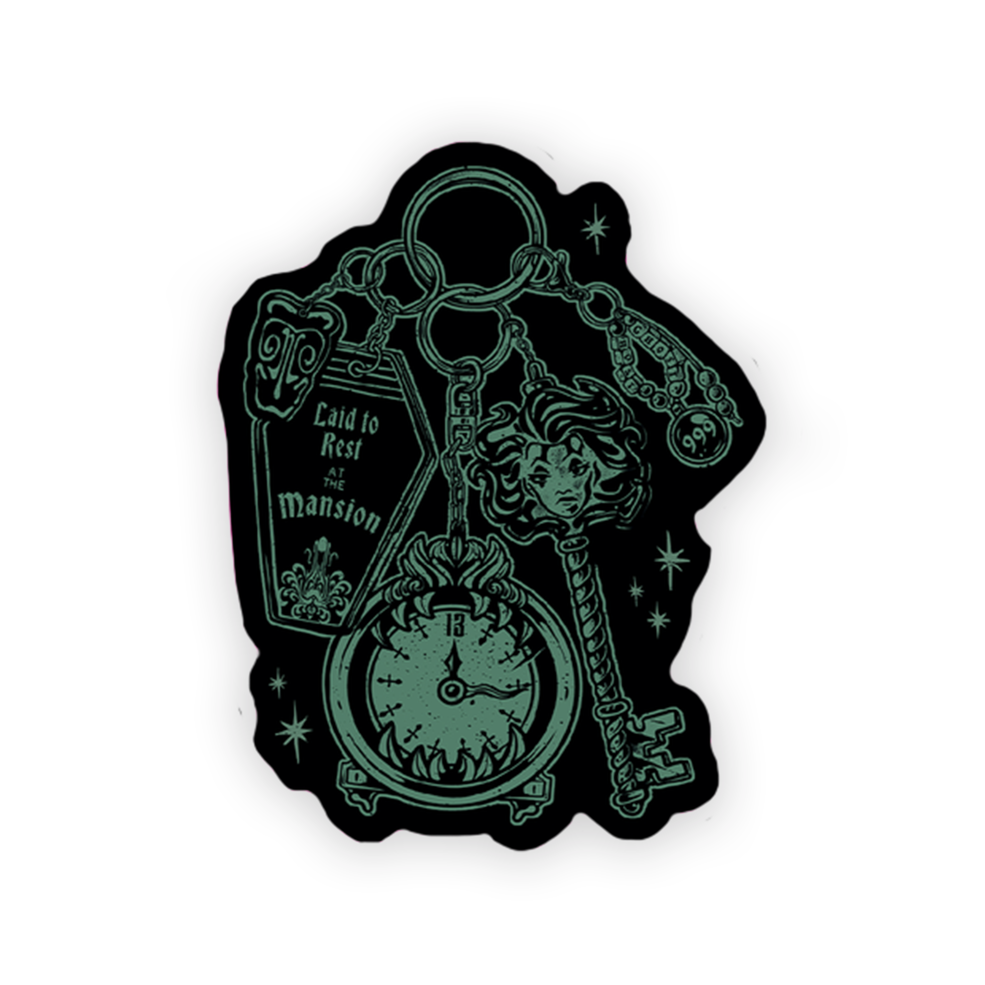 Keys to the Mansion Sticker