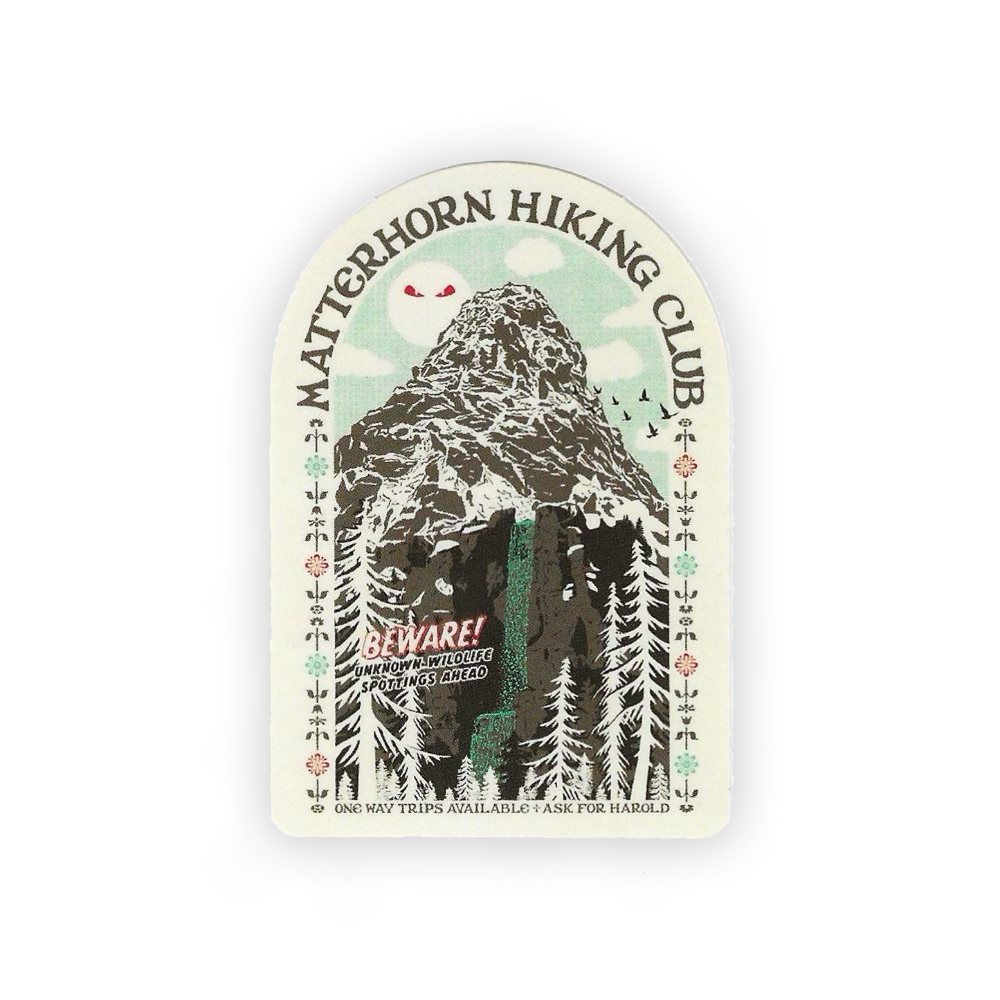 Matterhorn Hiking Club Sticker