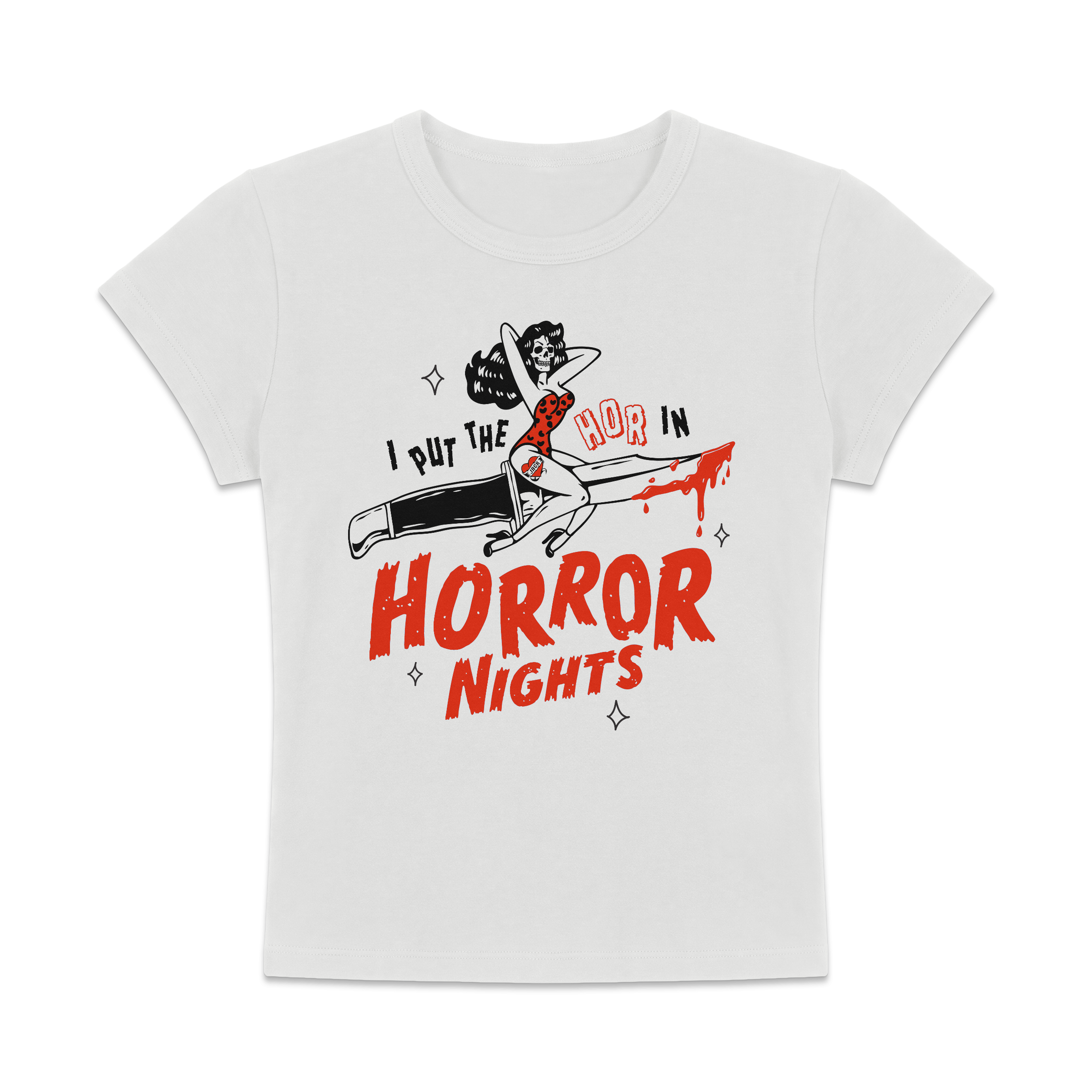 Dressed To Kill - Full-Length Baby Tee | PRE-ORDER
