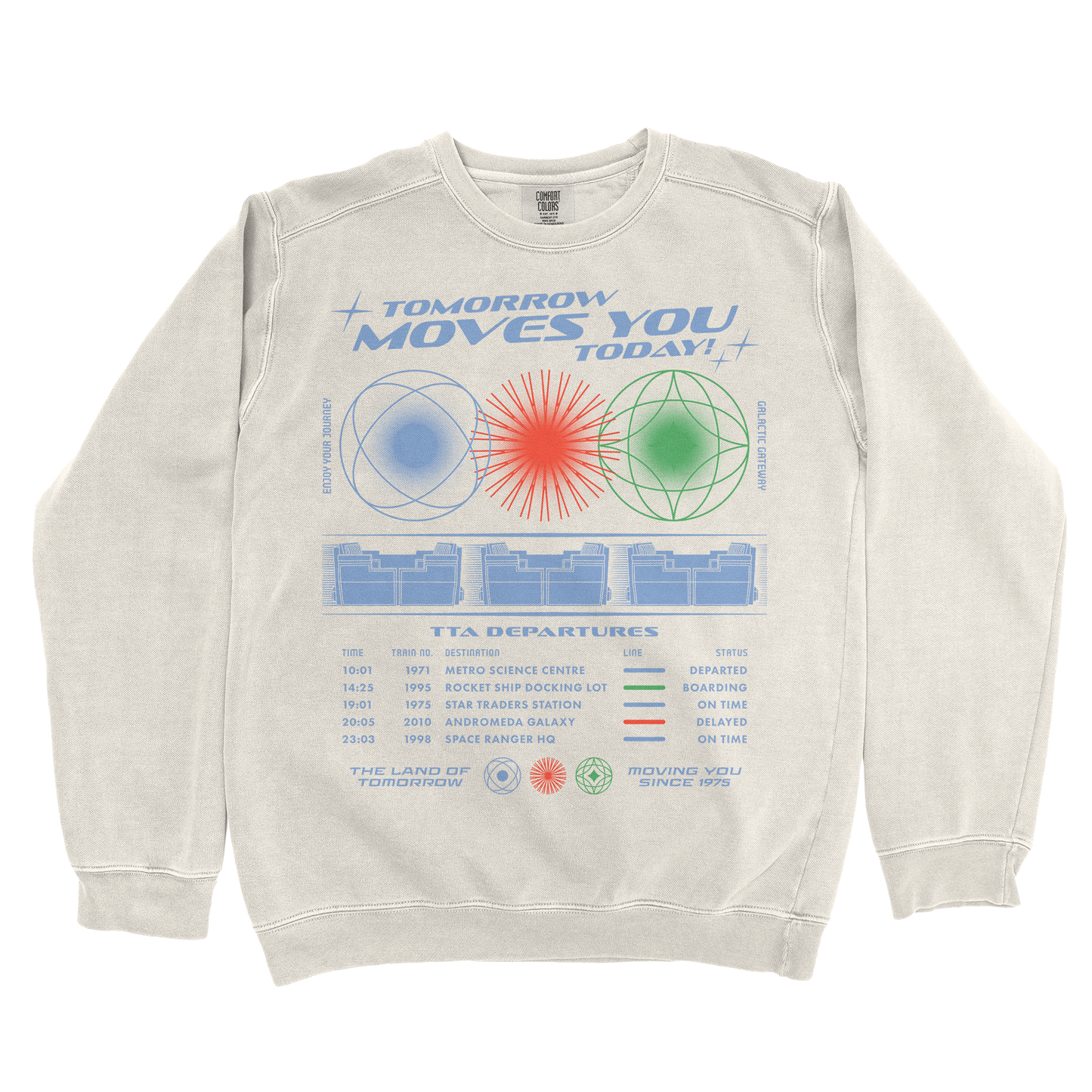 Tomorrow Moves You Today Crewneck