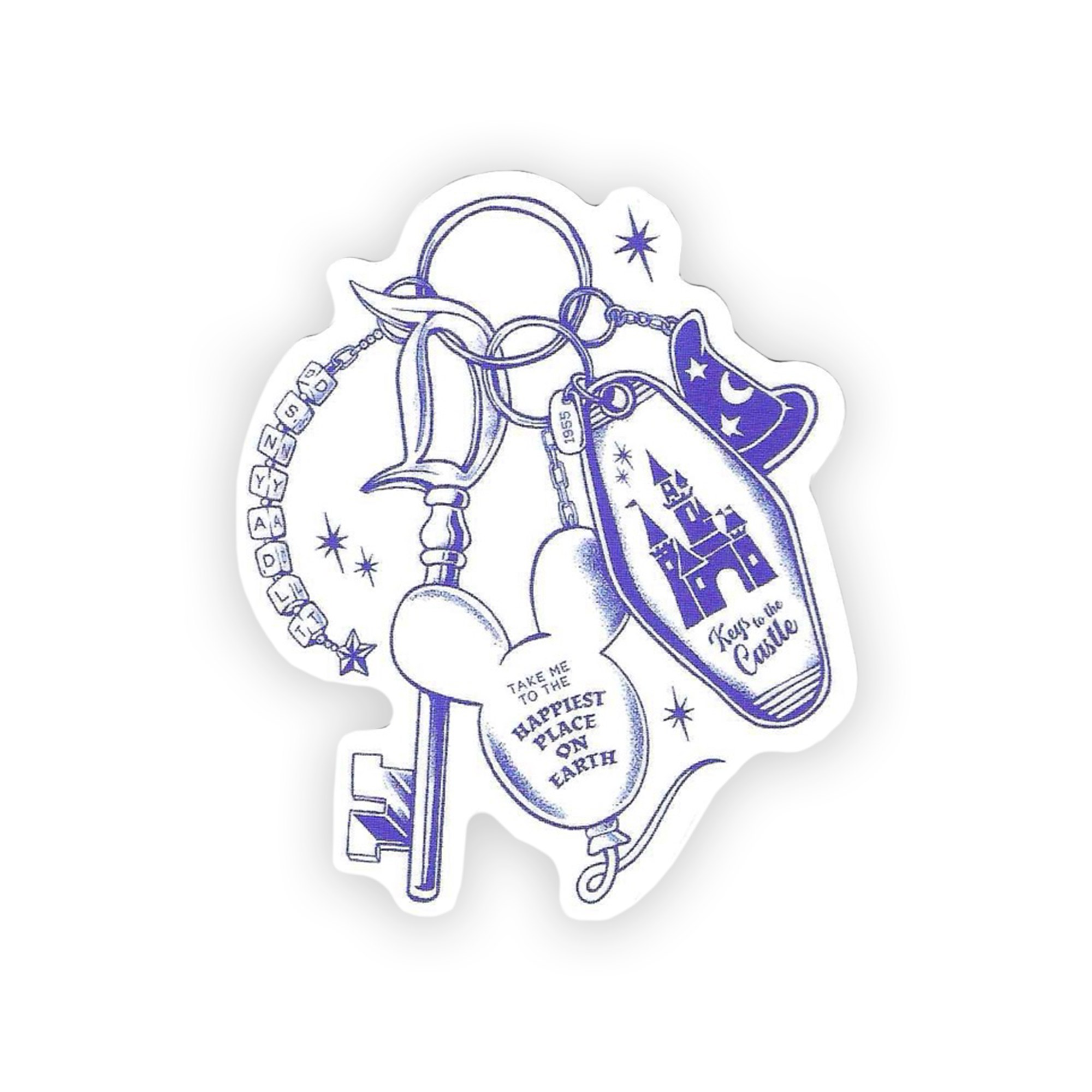 Keys to the Castle Sticker